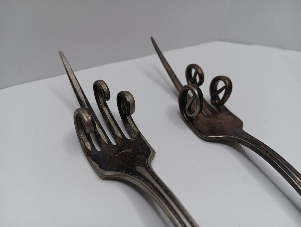 Oneida Community Silver Plate Gag Gift Forks